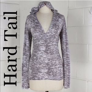 🎆 Burnout Long Skinny Hoodie Tee yoga coverup 🎆